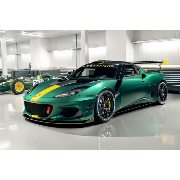 Lotus Evora GT4 Concept Sports Car Luxury Car Wall Art Home Decor - 20x30 Inch Laminated Poster - Stunning Detail and Bold Colors