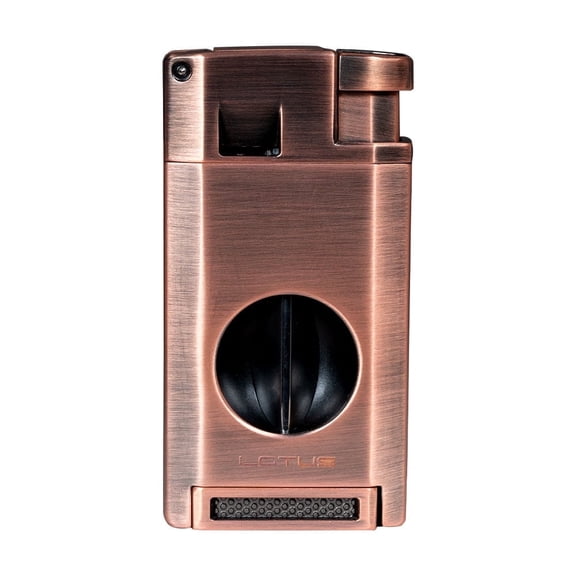 Lotus Excalibur Double Torch Lighter with Two Cutters - Copper