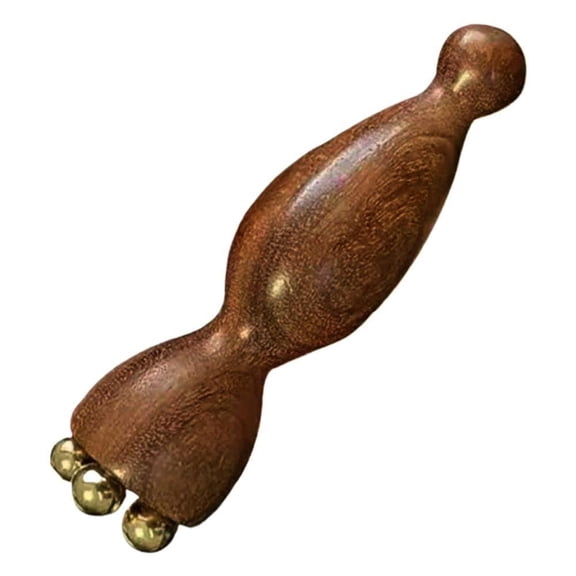 Lotus Face Massager, Brass Bead Roller for Gua Sha Lymphatic Drainage
