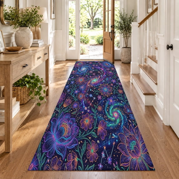 Rectanglets Snacks Lotus Flower Area Rug 2'6