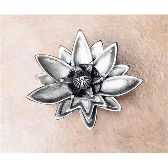 Lotus Flower Knob- Satin