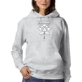 thumbnail image 1 of Lotus Flower  Mandala Hoodie Women -Image by Shutterstock, Female Small, 1 of 4