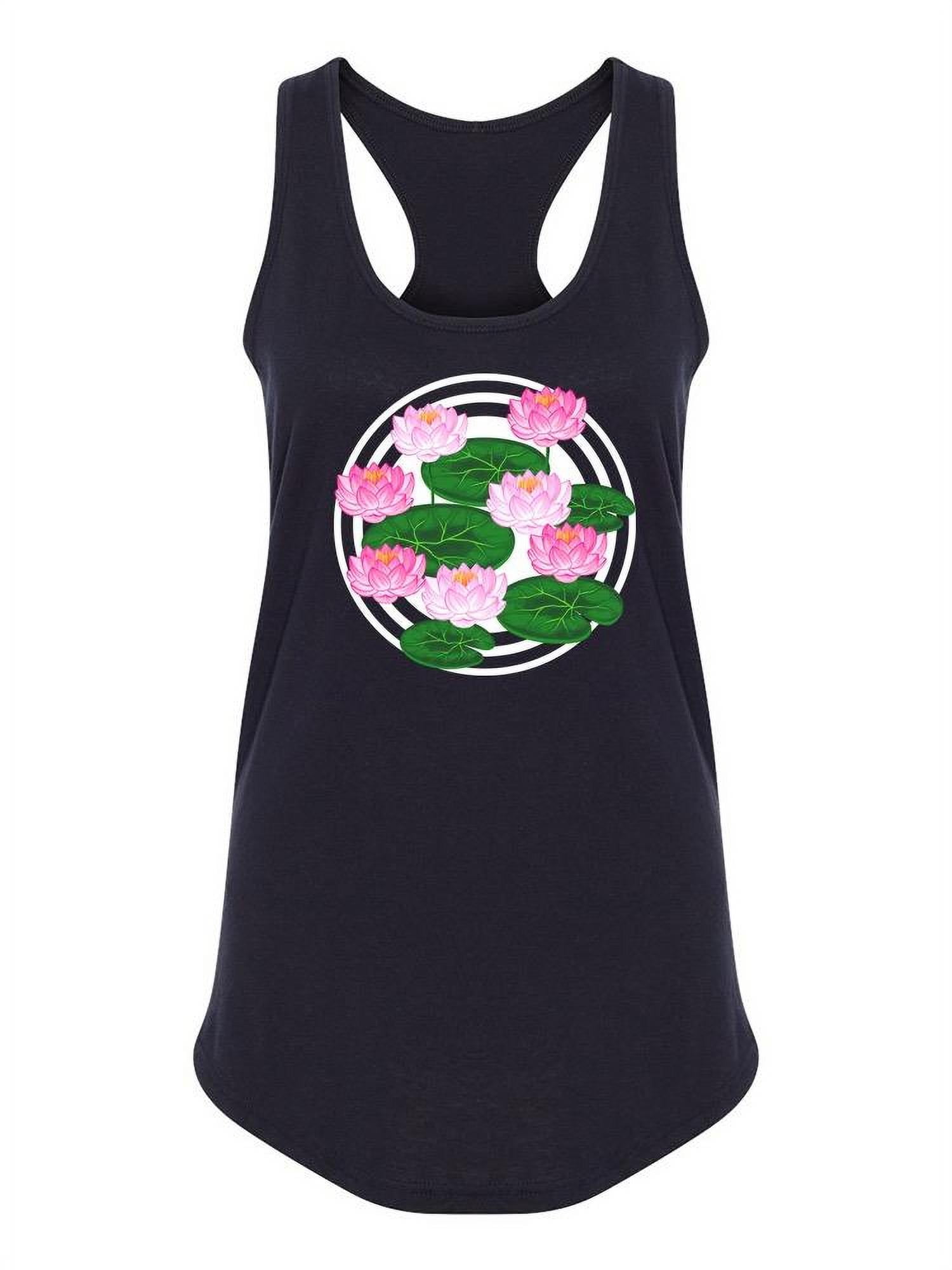 Lotus Flower Pretty Design. Tank Women -Image by Shutterstock, Female ...