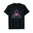 thumbnail image 1 of Lotus Flower Sacred Geometry Yoga Meditation Spiritual Zen T-Shirt, 1 of 5