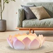 Lotus Flower Shaped Cushion, Seating Cushion for Reading, Cute Comfortable Floor Pillow Meditation Cushion for Living Room, Sofa, Tatami, Home Decor 42cm