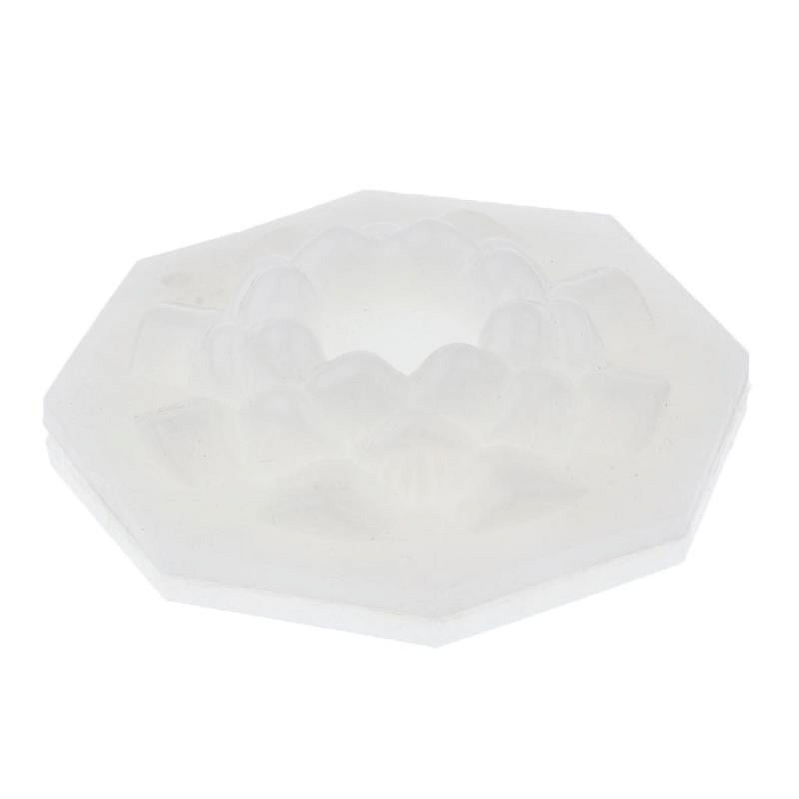 3D Lotus Flower Molds DIY Candle Form Silicone Mold Handmade Candle Making  1pc S