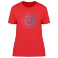 thumbnail image 1 of Lotus Flower Square Mandala T-Shirt Women -Image by Shutterstock, Female Large, 1 of 2