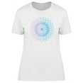 thumbnail image 1 of Lotus Flower Square Mandala T-Shirt Women -Image by Shutterstock, Female XX-Large, 1 of 2