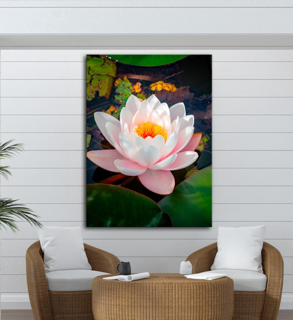 Lotus Flower Wall Art, Water Lily Poster, Zen Botanical Decor, Nature ...