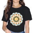 thumbnail image 1 of Lotus Flower Yoga Mandala T-shirt for Women, 1 of 3