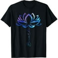 thumbnail image 1 of Lotus Flower Yoga Shirt Breathe Meditation Gift Peace Love, 1 of 4