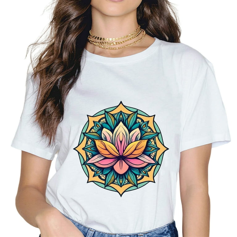 Lotus Flower Yoga Meditation T-Shirt Lotus Flower Yoga Meditation T-Shirt