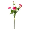 thumbnail image 1 of Artificial Flowers - Household Imitation - Artificial Flowers Bouquet with Leaves Real Looking for Wedding Home Living Room Hotel Decorations 1Pack, 1 of 7