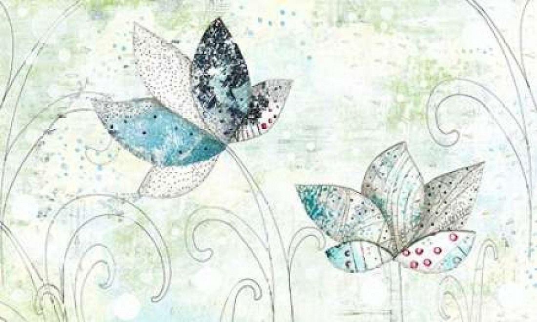 Lotus Flowers Canvas Art - Sarah Ogren (24 x 36)