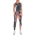 thumbnail image 1 of Lotus Flowers Nelumbo Nucifera Women's One Piece Yoga Jumpsuits Leggings Playsuit Gym Suit Fitness Running Athletic Clothes Gym Wear Set, 1 of 6