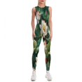 thumbnail image 1 of Lotus Flowers Nelumbo Nucifera Women's One Piece Yoga Jumpsuits Leggings Playsuit Gym Suit Fitness Running Athletic Clothes Gym Wear Set, 1 of 6