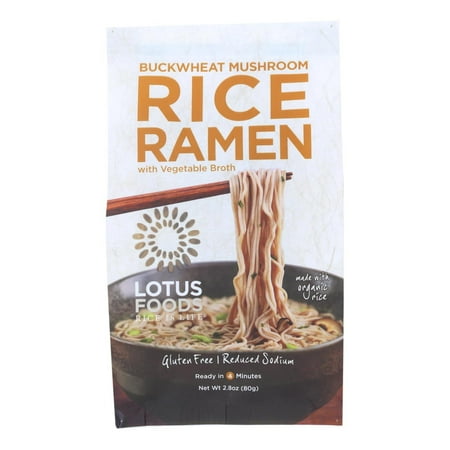 Lotus Foods Buckwheat Mushroom Rice Ramen With Vegetable Broth, 2.8 Oz