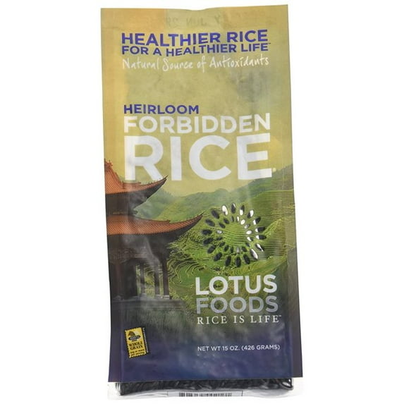 Lotus Foods Heirloom Forbidden Black Rice® -- 15 oz