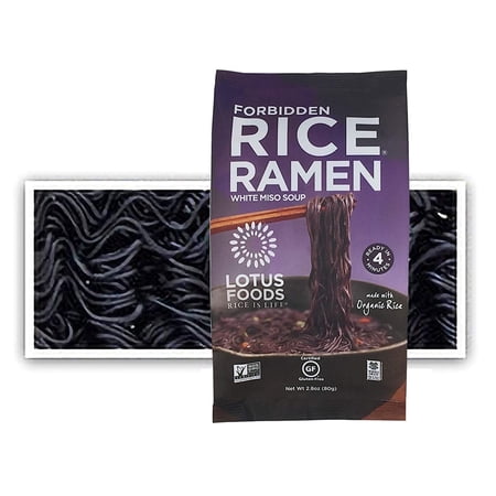 Lotus Foods Organic Rice Ramen With Miso Soup Forbidden 2.8 oz