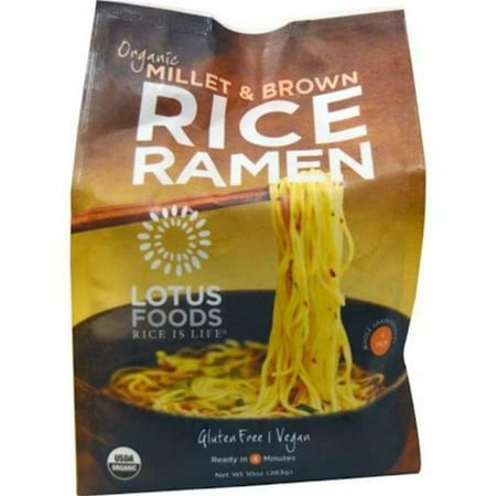 Lotus Foods Organic Sustainable Millet & Brown Rice Ramen, 6 Count