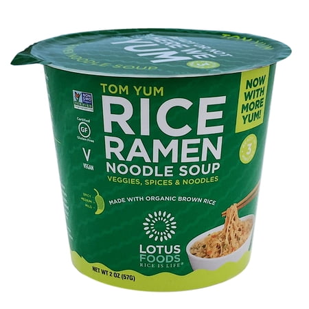 Lotus Foods, Tom Yum Rice Ramen Soup Cup, 2 Ounce