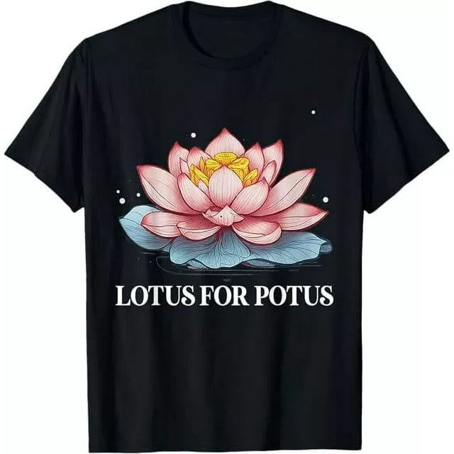 Lotus For Potus Kamala Harris President Campaign 2024 TShirt