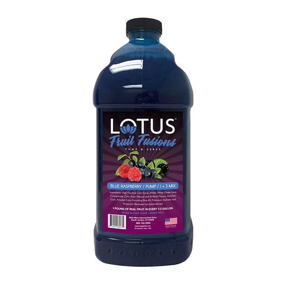 Lotus Fruit Fusions Blue Raspberry Concentrate cs 6/64 oz