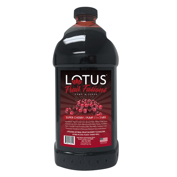 Lotus Fruit Fusion Super Cherry Drink Mix Concentrate cs 6/64 oz