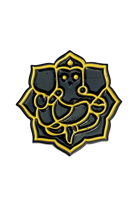 Lotus Ganesha Enamel Pin Brooch for Jacket Tote Hand Bag