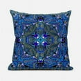 thumbnail image 1 of Lotus Garden Indoor/Outdoor Pillow with Removable Cover in Blue Purple Yellow16x16, 1 of 5