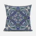 thumbnail image 1 of Lotus Garden Indoor/Outdoor Pillow with Removable Cover in Gray Blue White16x16, 1 of 4