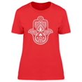 thumbnail image 1 of Lotus Hamsa T-Shirt Women -Image by Shutterstock, Female XX-Large, 1 of 2