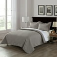 thumbnail image 1 of Lotus Home Stayclean Bacteria Reducing Diamondesque Water and Stain Resistant Microfiber Quilt, 1 of 6