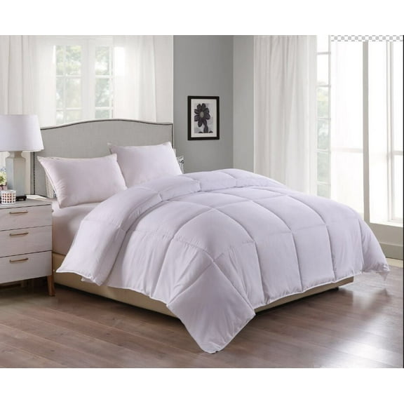 Lotus Home Stayclean Bacteria Reducing Microfiber Down Alternative Comforter With Stain Control