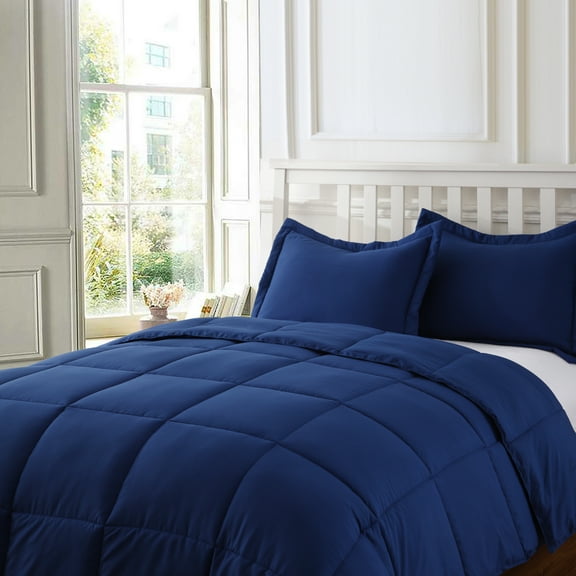 Lotus Home Stayclean Bacteria Reducing Water and Stain Resistant Microfiber Comforter Mini Set
