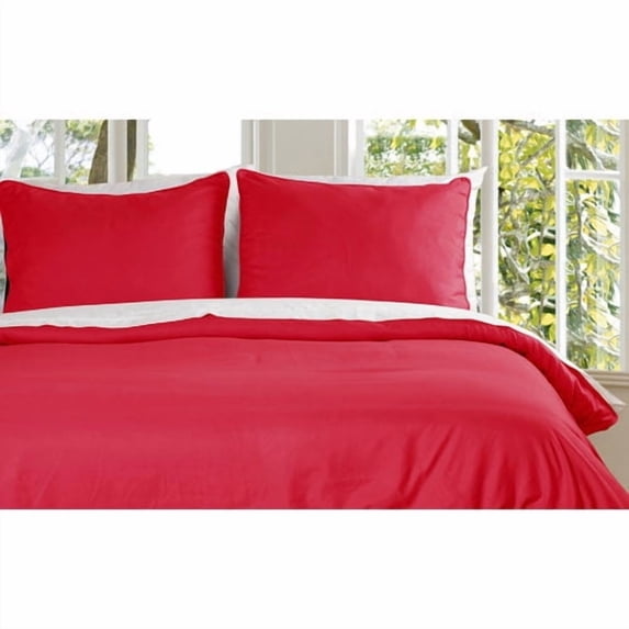 solid microfiber duvet cover set