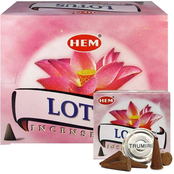Lotus Incense Cones And Cone Incense Burner Bundle Insence Insense Hem Incense