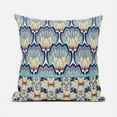 thumbnail image 1 of Lotus Indoor/Outdoor Pillow in Yellow Gray 28x28, 1 of 5
