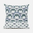 thumbnail image 1 of Lotus Indoor/Outdoor Pillow with Removable Cover in White Gray Blue26x26, 1 of 4