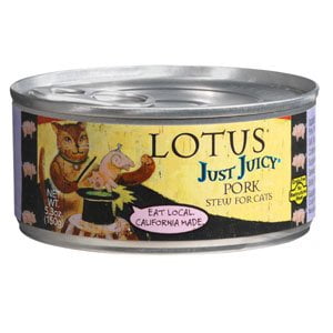 Lotus Just Juicy Cat Food [Pork Stew] [2.5 oz] (24 cans)