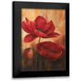 thumbnail image 1 of Lotus, Lenna 11x14 Black Modern Framed Museum Art Print Titled - Poppies III, 1 of 5