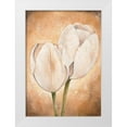 thumbnail image 1 of Lotus, Lenna 24x32 White Modern Wood Framed Museum Art Print Titled - Tulip on beige II, 1 of 4