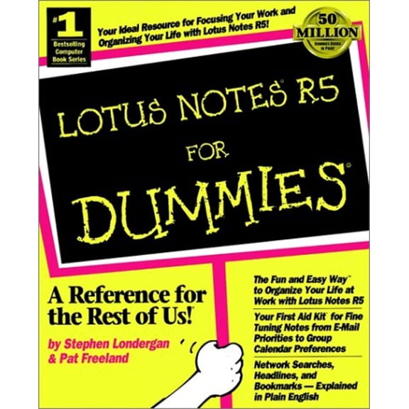Pre-Owned Lotus Notes R5 for Dummies (Paperback) 9780764503207