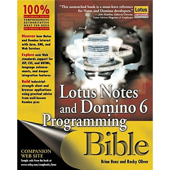 Pre-Owned Lotus Notes and Domino 6 Programming Bible (Paperback) 0764526111 9780764526114