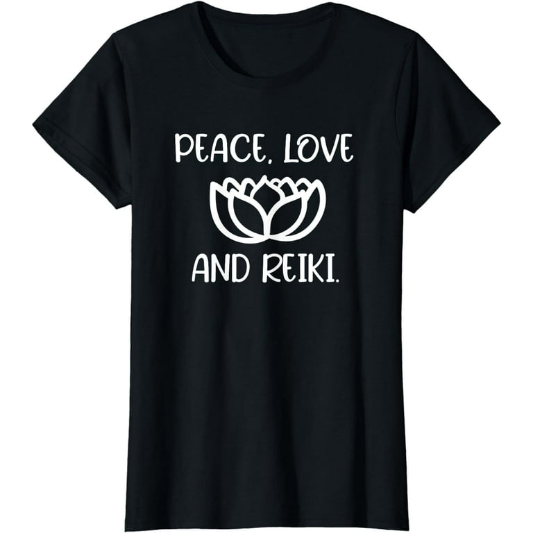 Lotus Peace Love Reiki T-Shirts. Cool Style Tees Lotus Peace Love Reiki T-Shirts. Cool Style Tees
