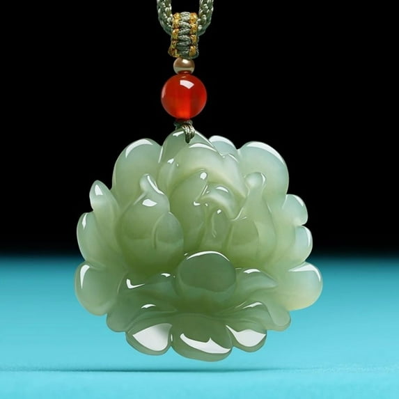 Lotus Pendant Necklace Elegant Flower Charm Jewelry Accessory for Women Spiritual Symbol Amulet Gift Adjustable