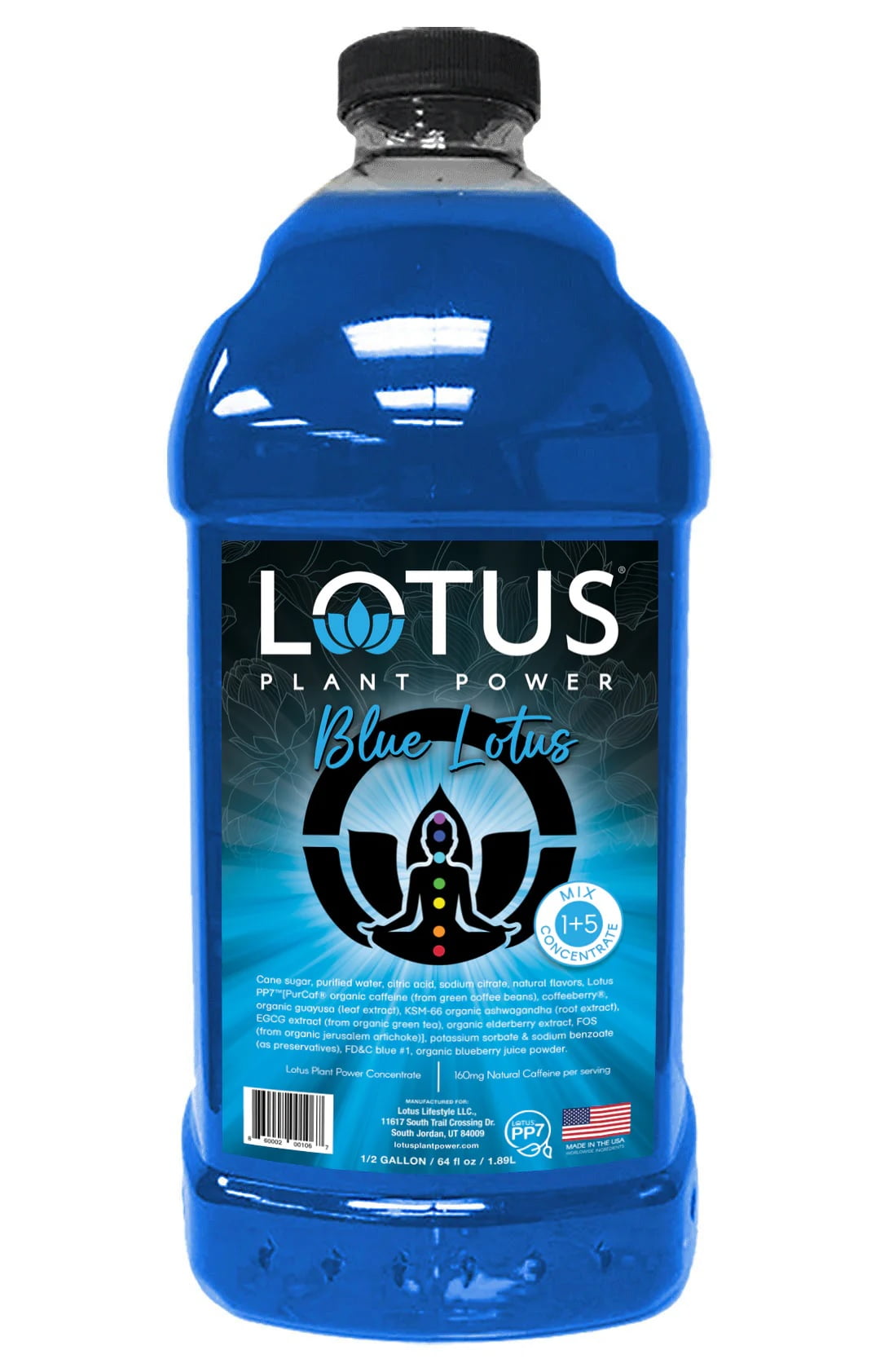 Lotus Plant Power 5:1 Energy Concentrate 64 fl. oz. (Blue)