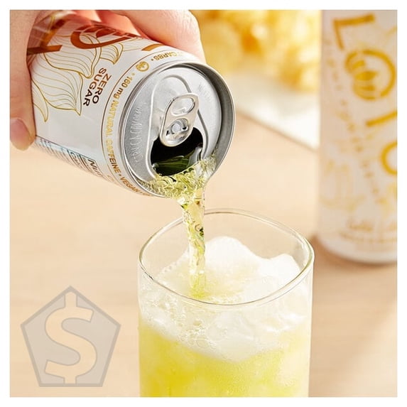 Lotus Plant Energy Zero Sugar Gold Lotus Plant Power Energy Drink 12 fl. oz. - 12/Case