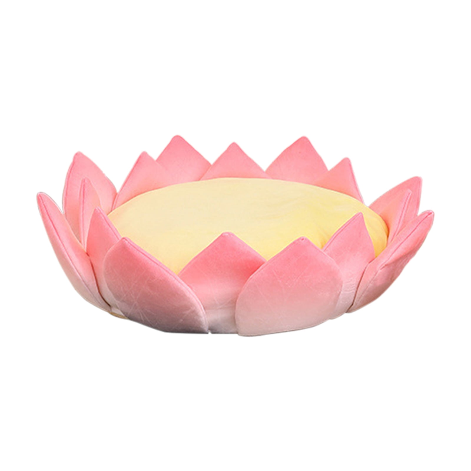 Lotus Plush Ground Cushion Soft Stuffed Yoga Meditation 3D Lotus Floor ...