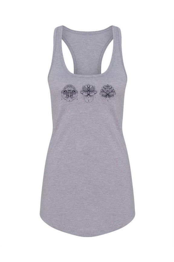 Lotus Set Racerback Tank Women -Image by Shutterstock, Female XX-Large